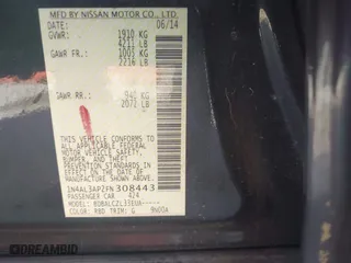 2015 Nissan Altima 2.5 with VIN 1N4AL3AP2FN308443, listed as a IAAI auction lot 41903828 with 219,522 mi miles. Bid and sale history available at carsss.com. Image 9.