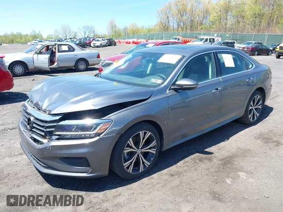 2021 Volkswagen Passat SE with VIN 1VWSA7A39MC011507, listed as a IAAI auction lot 42160879 with 82,639 mi miles and . Bid and sale history available at DreamBid. Image 17.