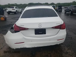 2025 Mercedes-Benz C 300 with VIN W1KAF4HB4SR240981, listed as a Copart auction lot 57949665 with 1,179 mi miles and Salvage title. Bid and sale history available at DreamBid. Image 6.