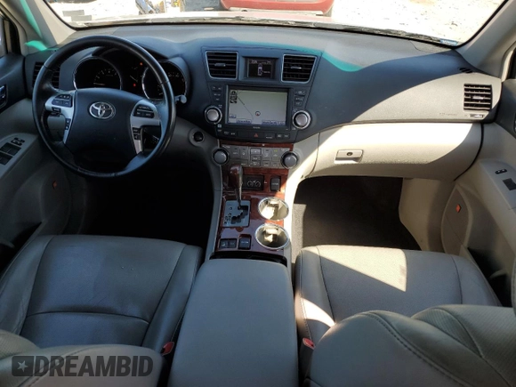 2012 Toyota Highlander Limited with VIN 5TDDK3EH8CS142528, listed as a Copart auction lot 57720845 with 127,066 mi miles and Salvage title. Bid and sale history available at DreamBid. Image 8.