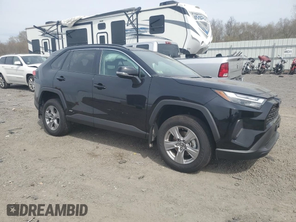 2024 Toyota RAV4 Hybrid LE with VIN 2T3MWRFV7RW245278, listed as a Copart auction lot 54770275 with 14,710 mi miles and Salvage title. Bid and sale history available at DreamBid. Image 4.