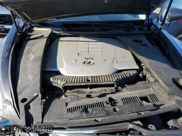 2015 Lexus LS 460 L with VIN JTHGL1EFXF5055493, listed as a Copart auction lot 86601044 with 130,849 mi miles and Salvage title. Bid and sale history available at DreamBid. Image 12.
