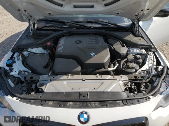 2023 BMW 2 Series 230i xDrive with VIN 3MW33CM01P8D33546, listed as a Copart auction lot 87508845 with 22,704 mi miles and Salvage Title. Bid and sale history available at carsss.com. Image 11.