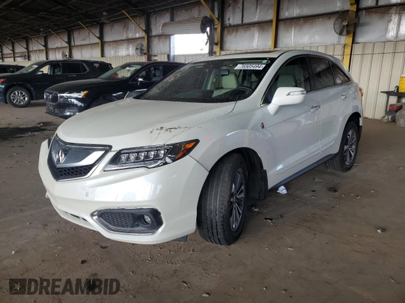 2018 Acura RDX w/Advance Pkg with VIN 5J8TB3H73JL004698, listed as a Copart auction lot 76505494 with 68,484 mi miles and Salvage Title. Bid and sale history available at carsss.com. Image 1.