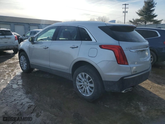 2017 Cadillac XT5 FWD with VIN 1GYKNARS7HZ312323, listed as a Copart auction lot 43018035 with 188,450 mi miles and Salvage Title. Bid and sale history available at carsss.com. Image 2.