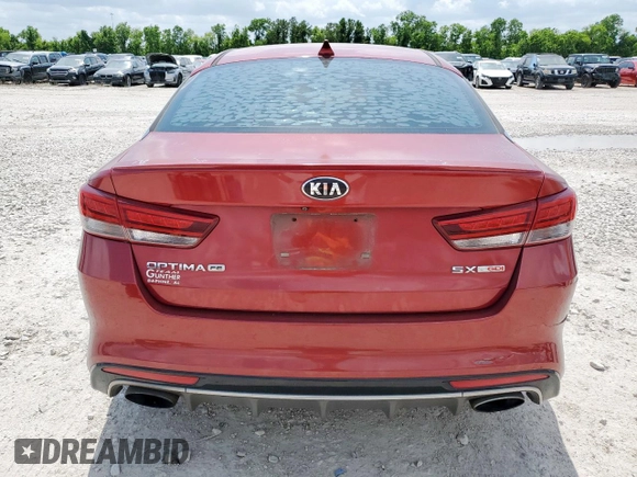 2016 Kia Optima SX Turbo with VIN 5XXGW4L27GG113955, listed as a Copart auction lot 60262045 with 162,632 mi miles and Clean title. Bid and sale history available at DreamBid. Image 6.