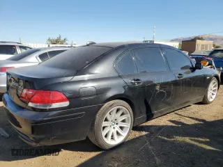 2006 BMW 7 Series 750Li with VIN WBAHN83516DT32814, listed as a Copart auction lot 74359784 with 117,000 mi miles and Salvage Title. Bid and sale history available at carsss.com. Image 3.