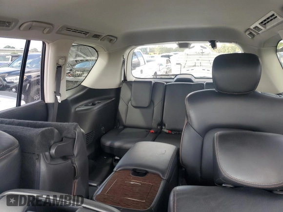 2019 Nissan Armada Platinum with VIN JN8AY2NF7K9350833, listed as a Copart auction lot 74307744 with Not Provided miles and Non Repairable. Bid and sale history available at carsss.com. Image 10.