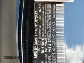 2014 Mercedes-Benz SLK 250 z VIN WDDPK4HA8EF076783, wystawiony jako Copart lot #61217085 z przebiegiem Nie podano mil oraz Szkoda całkowita • Salvage title. Historia ofert i sprzedaży dostępna na DreamBid. Obrazek 13.