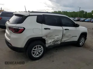 2017 Jeep Compass Sport с VIN 3C4NJDAB5HT620576, выставлен на аукционе Copart как лот 55347785 с пробегом 52 887 миль миль и Списание • Salvage title. История ставок и продаж доступна на DreamBid. Изображение 3.