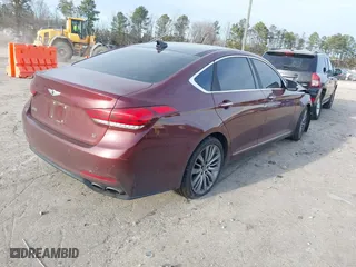 2015 Hyundai Genesis 5.0L with VIN KMHGN4JF4FU066994, listed as a IAAI auction lot 41208728 with 1 mi miles. Bid and sale history available at carsss.com. Image 4.
