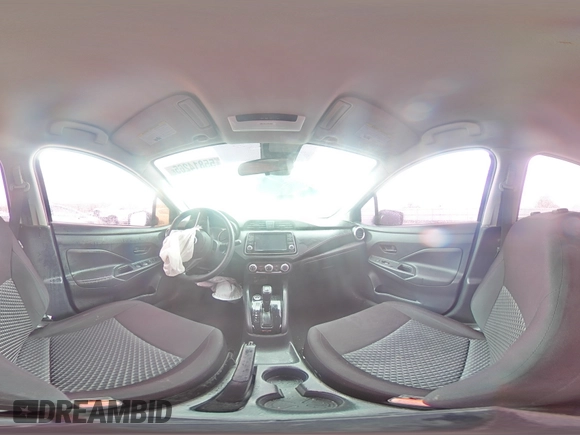 2021 Nissan Versa S with VIN 3N1CN8DV1ML858060, listed as a Copart auction lot 55814265 with 112,641 mi miles and Salvage title. Bid and sale history available at DreamBid. Image 15.