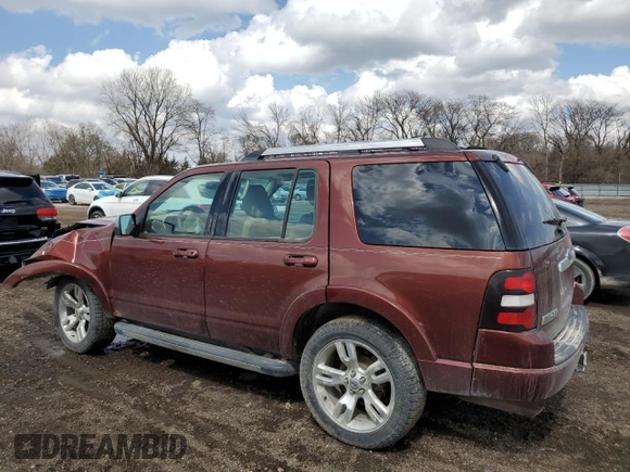 2009 Ford Explorer Limited with VIN 1FMEU85849UA26285, listed as a Copart auction lot 51648065 with 194,333 mi miles and Salvage title. Bid and sale history available at DreamBid. Image 2.