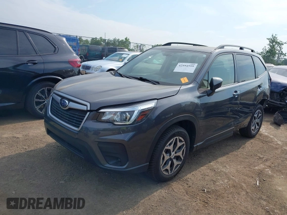 2020 Subaru Forester Premium with VIN JF2SKAJCXLH577546, listed as a IAAI auction lot 42594599 with 55,168 mi miles and . Bid and sale history available at DreamBid. Image 18.