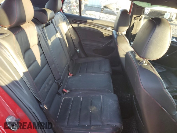 2016 Volkswagen Golf GTI SE with VIN 3VW4T7AU4GM067501, listed as a Copart auction lot 82313894 with 135,879 mi miles and Salvage Title. Bid and sale history available at carsss.com. Image 10.