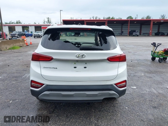 2019 Hyundai Santa Fe SE with VIN 5NMS23ADXKH038506, listed as a IAAI auction lot 42407399 with 54,540 mi miles and . Bid and sale history available at DreamBid. Image 17.
