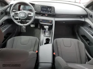 2025 Hyundai Elantra SEL Sport with VIN KMHLM4DG4SU916624, listed as a Copart auction lot 45486275 with 995 mi miles and Salvage Title. Bid and sale history available at carsss.com. Image 8.