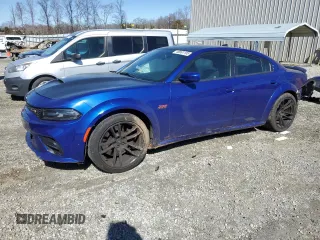 2020 Dodge Charger Scat Pack Widebody z VIN 2C3CDXGJ4LH204426, wystawiony jako Copart lot #48061185 z przebiegiem 31 511 mil mil oraz Szkoda całkowita • Salvage title. Historia ofert i sprzedaży dostępna na DreamBid. Obrazek 1.