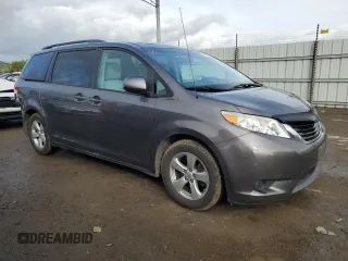 2012 Toyota Sienna LE AAS with VIN 5TDKK3DCXCS205335, listed as a Copart auction lot 51278835 with 112,618 mi miles and Salvage Title. Bid and sale history available at carsss.com. Image 4.