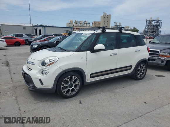 2014 FIAT 500L Trekking with VIN ZFBCFADH0EZ010311, listed as a Copart auction lot 62334095 with 139,917 mi miles and Salvage title. Bid and sale history available at DreamBid. Image 1.