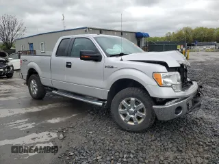 2013 Ford F-150 XL with VIN 1FTFX1EF1DFC68650, listed as a Copart auction lot 55537065 with 166,929 mi miles and Salvage Title. Bid and sale history available at DreamBid. Image 4.