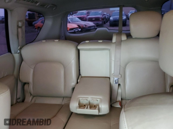 2015 Infiniti QX80 with VIN JN8AZ2NC7F9370623, listed as a Copart auction lot 66523254 with 140,653 mi miles and Salvage Title. Bid and sale history available at carsss.com. Image 10.