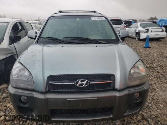 2005 Hyundai Tucson GLS with VIN KM8JN72DX5U214908, listed as a Copart auction lot 76346024 with 152,677 mi miles and Salvage Title. Bid and sale history available at carsss.com. Image 5.