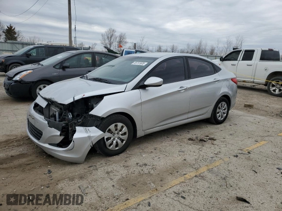 2016 Hyundai Accent SE with VIN KMHCT4AE3GU013488, listed as a Copart auction lot 49737635 with 158,835 mi miles and Salvage Title. Bid and sale history available at carsss.com. Image 1.