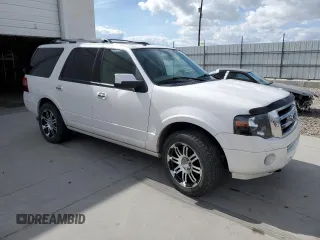 2012 Ford Expedition Limited with VIN 1FMJU2A57CEF62852, listed as a Copart auction lot 53166985 with 122,480 mi miles and Clean title. Bid and sale history available at DreamBid. Image 4.