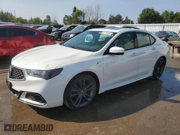 2020 Acura TLX w/Technology Pkg with VIN 19UUB3F41LA801737, listed as a Copart auction lot 67714444 with 0 mi miles and Clean Title. Bid and sale history available at carsss.com. Image 1.