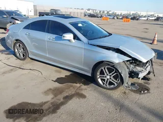 2015 Mercedes-Benz CLS 400 with VIN WDDLJ6HB2FA154026, listed as a IAAI auction lot 41657623 with 99,880 mi miles and . Bid and sale history available at DreamBid. Image 1.
