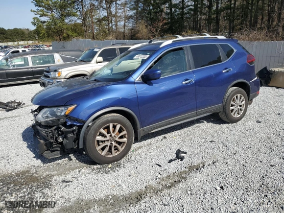 2020 Nissan Rogue SV with VIN KNMAT2MT7LP504875, listed as a Copart auction lot 48012205 with 87,189 mi miles and Clean Title. Bid and sale history available at carsss.com. Image 1.