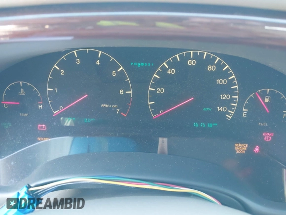 2000 Cadillac DeVille DTS z VIN 1G6KF5792YU216318, wystawiony jako IAAI lot #42134531 z przebiegiem 167 518 mil mil oraz . Historia ofert i sprzedaży dostępna na DreamBid. Obrazek 7.
