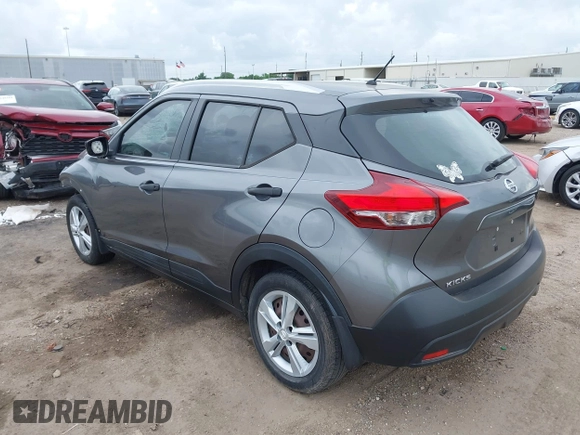 2018 Nissan Kicks S with VIN 3N1CP5CU6JL541386, listed as a IAAI auction lot 42147648 with 95,676 mi miles and . Bid and sale history available at DreamBid. Image 3.