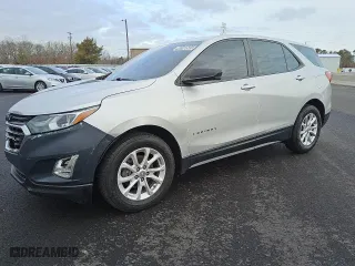 2020 Chevrolet Equinox LS with VIN 3GNAXSEV1LS723697, listed as a Copart auction lot 46160565 with 126,678 mi miles and Clean Title. Bid and sale history available at carsss.com. Image 1.