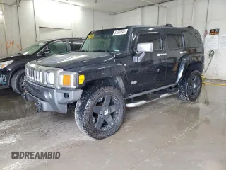 2006 Hummer H3 with VIN 5GTDN136268258581, listed as a Copart auction lot 81080844 with 224,625 mi miles and Salvage Title. Bid and sale history available at carsss.com. Image 1.