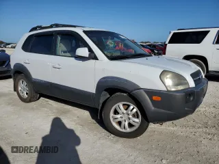 2007 Hyundai Tucson SE with VIN KM8JN12D47U641209, listed as a Copart auction lot 77636264 with Not Provided miles and Salvage Title. Bid and sale history available at carsss.com. Image 4.