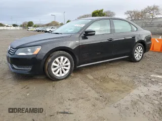 2015 Volkswagen Passat 1.8T Wolfsburg Ed with VIN 1VWAT7A30FC005085, listed as a Copart auction lot 48760945 with 173,967 mi miles and Clean Title. Bid and sale history available at carsss.com. Image 1.