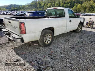 2006 Chevrolet Silverado 1500 Work Truck with VIN 1GCEC14V86E187167, listed as a Copart auction lot 74695854 with 197,199 mi miles and Salvage Title. Bid and sale history available at carsss.com. Image 3.