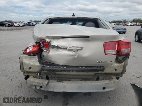 2014 Chevrolet Malibu LS with VIN 1G11A5SL3EF284680, listed as a Copart auction lot 52242965 with 160,937 mi miles and Salvage Title. Bid and sale history available at DreamBid. Image 6.