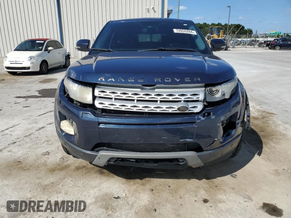 2013 Land Rover Range Rover Evoque Prestige Premium with VIN SALVV2BG8DH745639, listed as a Copart auction lot 72655284 with 138,330 mi miles and Salvage Title. Bid and sale history available at carsss.com. Image 5.
