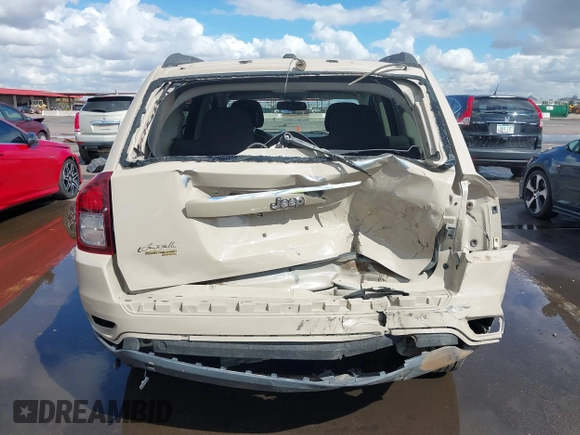 2017 Jeep Compass Sport with VIN 1C4NJCBA8HD187079, listed as a IAAI auction lot 41771632 with 202,484 mi miles and . Bid and sale history available at carsss.com. Image 6.