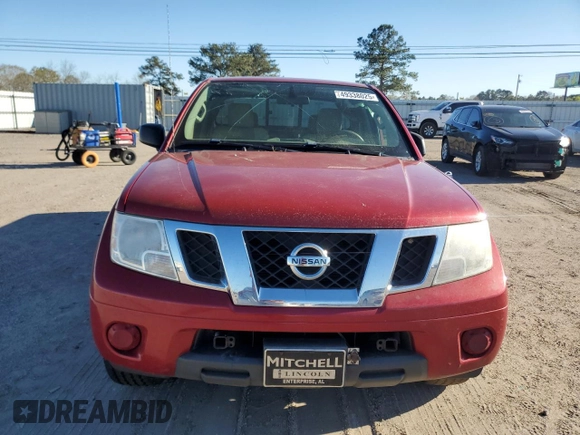 2012 Nissan Frontier SV with VIN 1N6BD0CT7CC406375, listed as a Copart auction lot 49338025 with 155,412 mi miles and Salvage title. Bid and sale history available at DreamBid. Image 5.