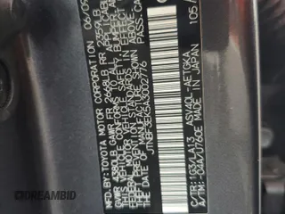 2010 Toyota Camry with VIN JTNBF3EK5A3002776, listed as a Copart auction lot 51957745 with 78,394 mi miles and Salvage Title. Bid and sale history available at DreamBid. Image 12.
