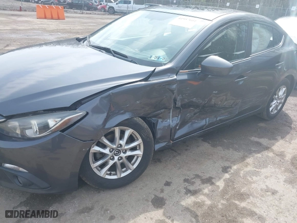 2016 Mazda Mazda3 i Touring with VIN JM1BM1V70G1313854, listed as a IAAI auction lot 41957601 with 144,128 mi miles. Bid and sale history available at carsss.com. Image 6.
