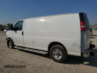 2021 GMC Savana Cargo Van with VIN 1GTW7AF78M1309120, listed as a Copart auction lot 75251504 with 50,653 mi miles and Salvage Title. Bid and sale history available at carsss.com. Image 2.