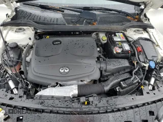 2017 Infiniti QX30 Premium with VIN SJKCH5CRXHA034396, listed as a Copart auction lot 57296345 with 69,381 mi miles and Salvage title. Bid and sale history available at DreamBid. Image 12.