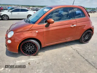 2015 FIAT 500 Pop with VIN 3C3CFFARXFT534800, listed as a Copart auction lot 59019855 with 134,693 mi miles and Salvage title. Bid and sale history available at DreamBid. Image 1.