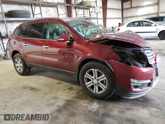 2015 Chevrolet Traverse LT z VIN 1GNKVHKD9FJ335101, wystawiony jako Copart lot #51689235 z przebiegiem 169 152 mil mil oraz Szkoda całkowita • Salvage title. Historia ofert i sprzedaży dostępna na DreamBid. Obrazek 4.