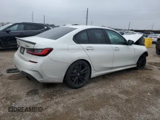 2022 BMW 3 Series 330i with VIN 3MW5R1J03N8C33896, listed as a Copart auction lot 42611745 with 0 mi miles and Salvage Title. Bid and sale history available at carsss.com. Image 3.